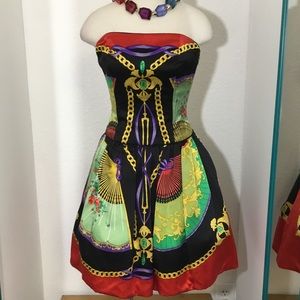 🔥100% silk tube / strapless dress